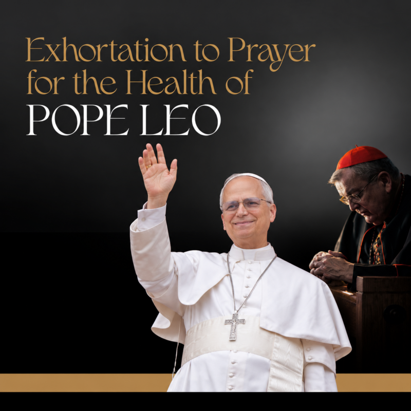 Exhortation to Prayer for Pope Leo