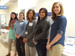 Manda Mitchell, Brigid Prosser (DC-CUA), Carrie Stupka (RN-Aquinas College), Keandra Lao (NJ), Amanda Schrenk (AL-UAH)